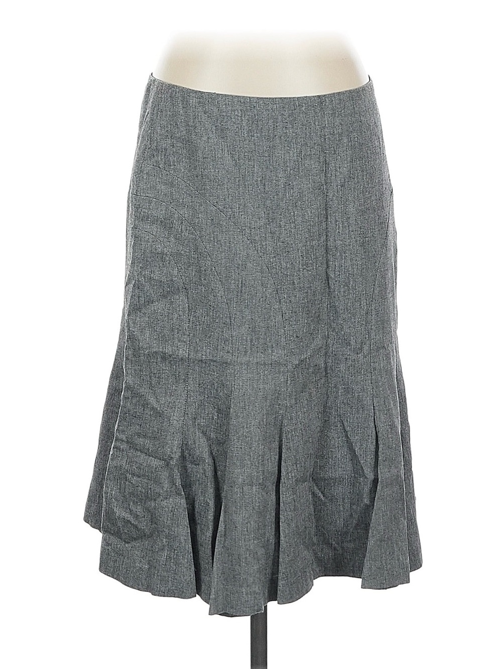 Club Monaco Gray Midi Skirt